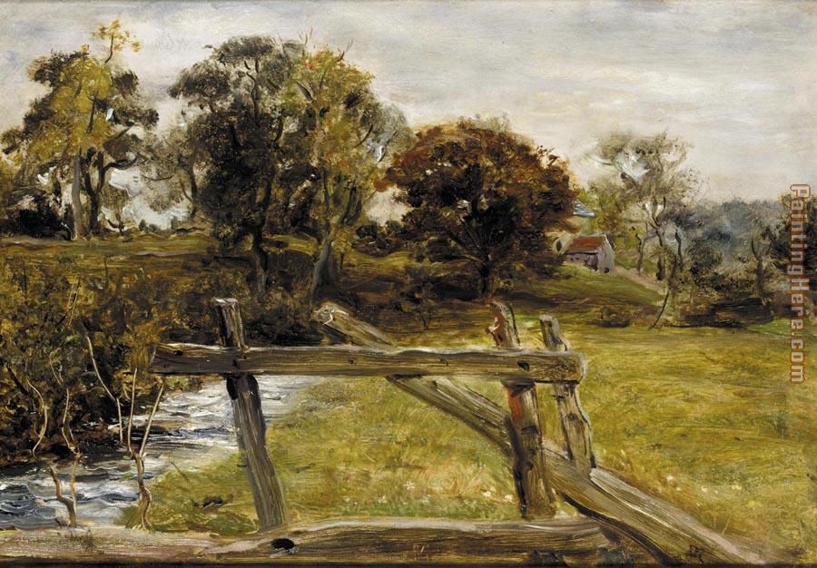 John Everett Millais View Near Hampstead